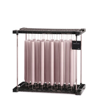 52 soft rose cylindrical candle